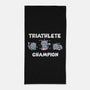 Triathlete Champion-none beach towel-turborat14