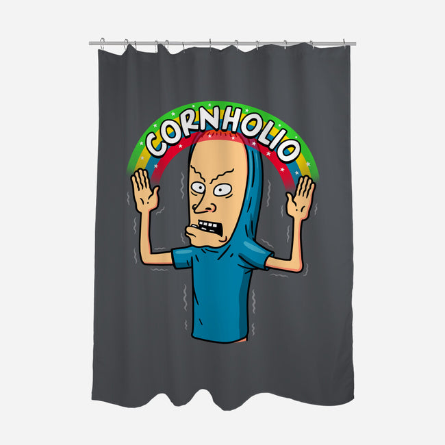 Cornholio!-none polyester shower curtain-Raffiti