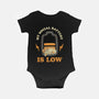 My Social Battery Is Low-baby basic onesie-zawitees