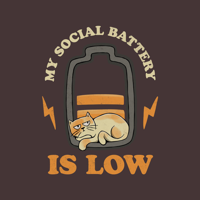 My Social Battery Is Low-none zippered laptop sleeve-zawitees