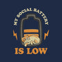 My Social Battery Is Low-youth pullover sweatshirt-zawitees