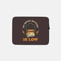 My Social Battery Is Low-none zippered laptop sleeve-zawitees