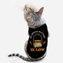 My Social Battery Is Low-cat basic pet tank-zawitees