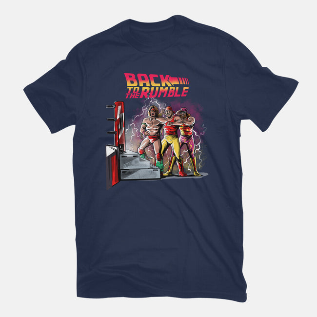 Back To The Rumble-womens fitted tee-zascanauta