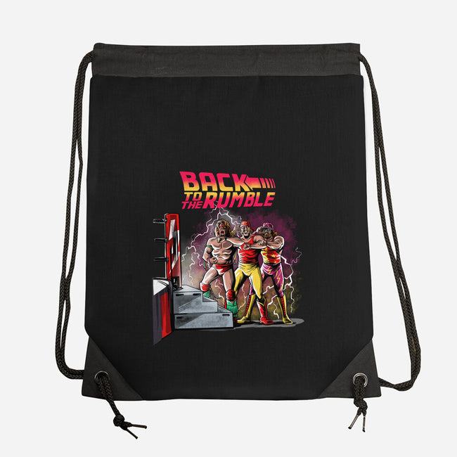 Back To The Rumble-none drawstring bag-zascanauta