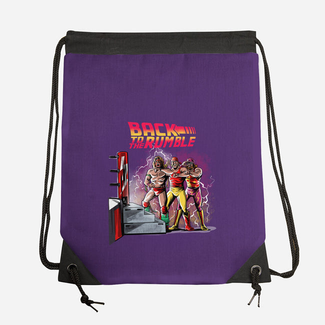 Back To The Rumble-none drawstring bag-zascanauta