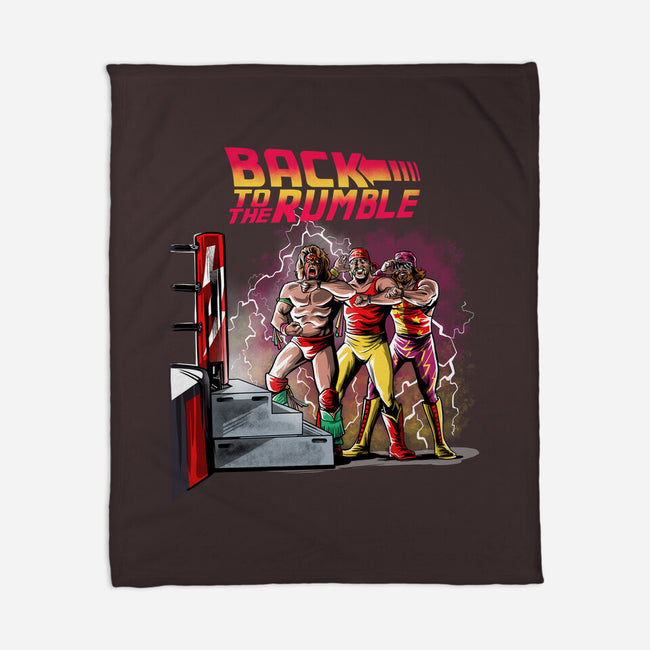 Back To The Rumble-none fleece blanket-zascanauta