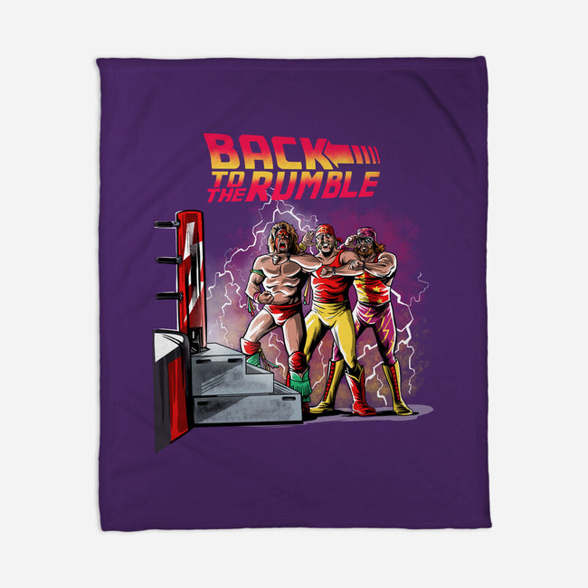 Back To The Rumble-none fleece blanket-zascanauta