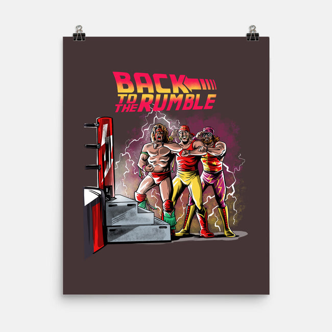 Back To The Rumble-none matte poster-zascanauta