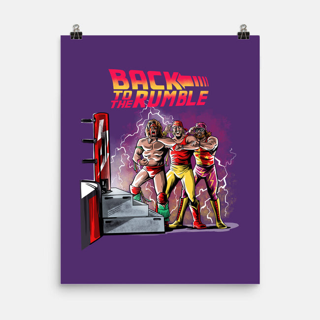 Back To The Rumble-none matte poster-zascanauta