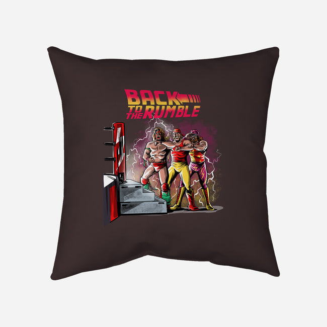 Back To The Rumble-none removable cover w insert throw pillow-zascanauta