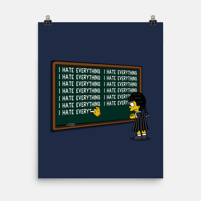 Fully Hate Everything-none matte poster-Melonseta