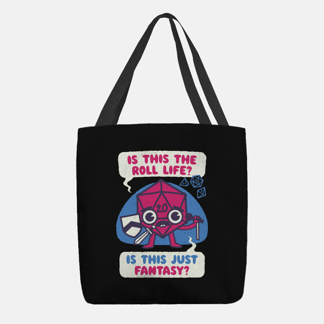 Is This The Roll Life-none basic tote bag-Weird & Punderful