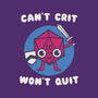 Can't Crit Won't Crit-none adjustable tote bag-Weird & Punderful