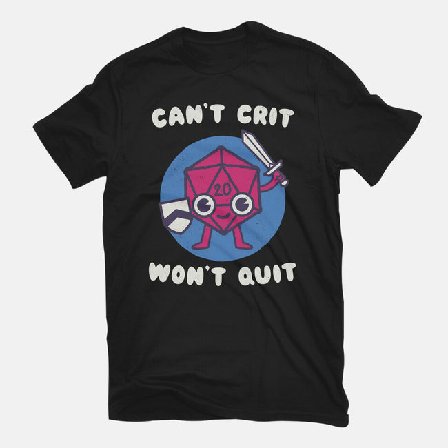 Can't Crit Won't Crit-youth basic tee-Weird & Punderful