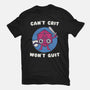 Can't Crit Won't Crit-mens premium tee-Weird & Punderful