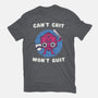 Can't Crit Won't Crit-womens basic tee-Weird & Punderful