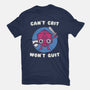Can't Crit Won't Crit-womens basic tee-Weird & Punderful
