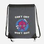 Can't Crit Won't Crit-none drawstring bag-Weird & Punderful