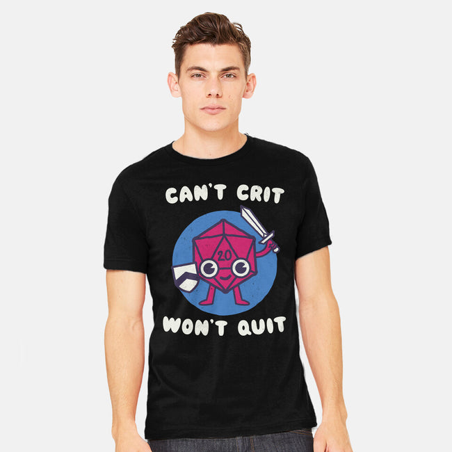 Can't Crit Won't Crit-mens heavyweight tee-Weird & Punderful
