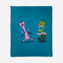 Courage Of The Peanuts Dog-none fleece blanket-Claudia