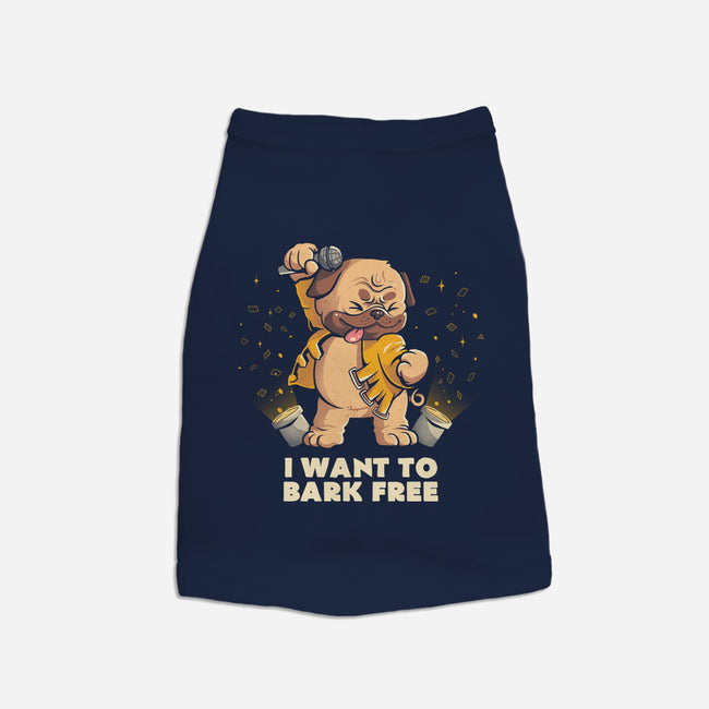 I Want To Bark Free-dog basic pet tank-eduely