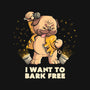 I Want To Bark Free-none glossy sticker-eduely