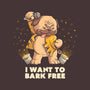 I Want To Bark Free-none adjustable tote bag-eduely