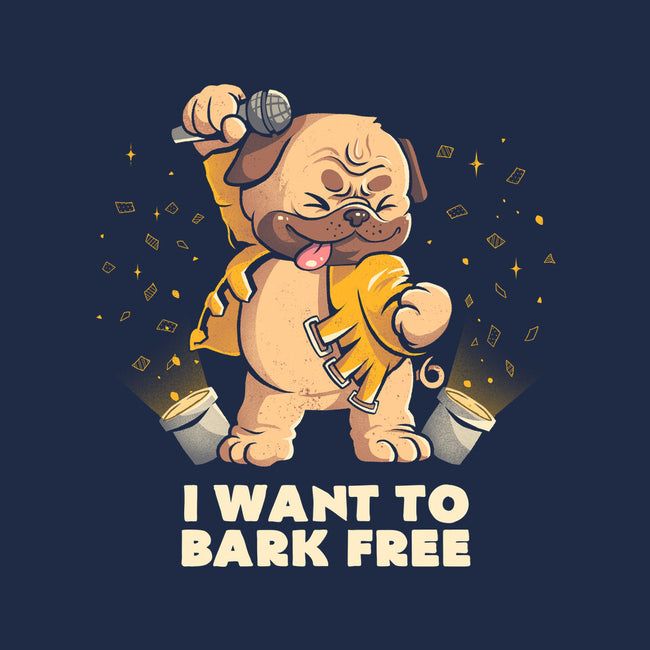 I Want To Bark Free-none stretched canvas-eduely