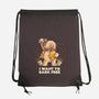 I Want To Bark Free-none drawstring bag-eduely