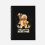 I Want To Bark Free-none dot grid notebook-eduely