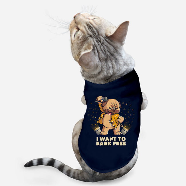 I Want To Bark Free-cat basic pet tank-eduely