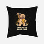I Want To Bark Free-none removable cover w insert throw pillow-eduely