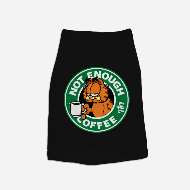 Not Enough Coffee-cat basic pet tank-Barbadifuoco