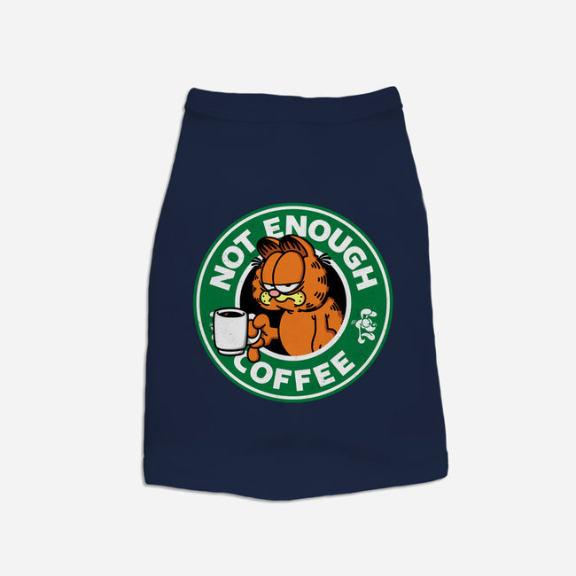 Not Enough Coffee-cat basic pet tank-Barbadifuoco