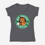 Not Enough Coffee-womens v-neck tee-Barbadifuoco