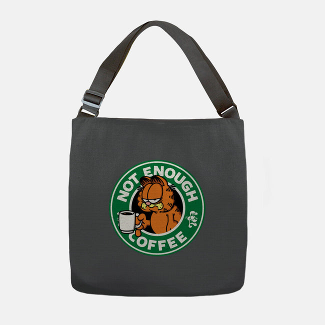 Not Enough Coffee-none adjustable tote bag-Barbadifuoco