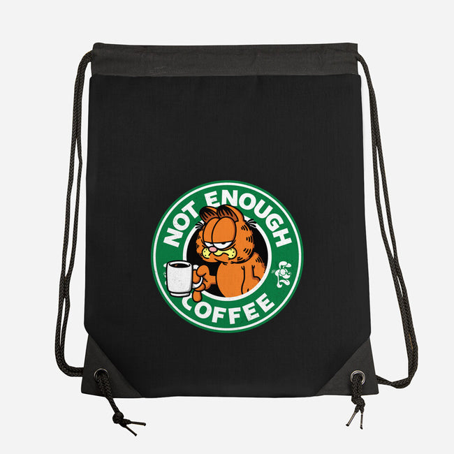 Not Enough Coffee-none drawstring bag-Barbadifuoco
