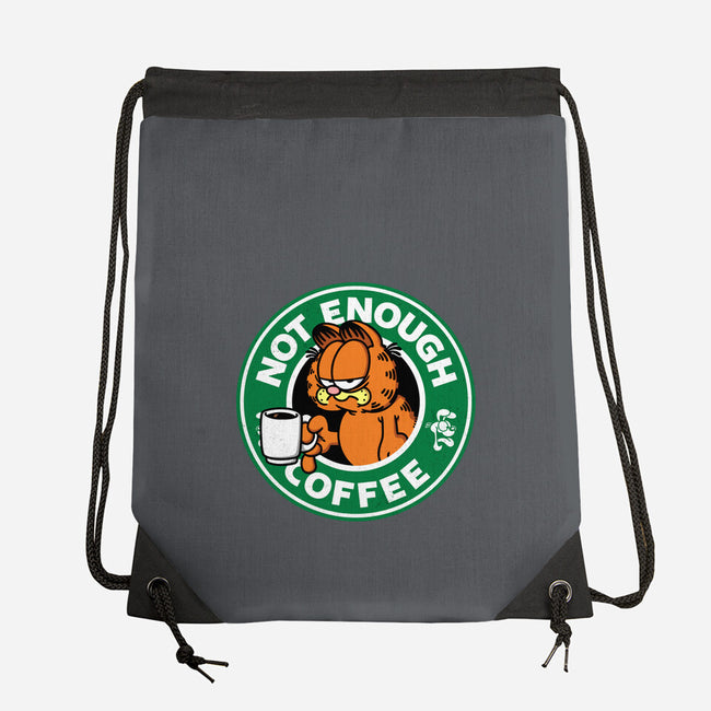 Not Enough Coffee-none drawstring bag-Barbadifuoco