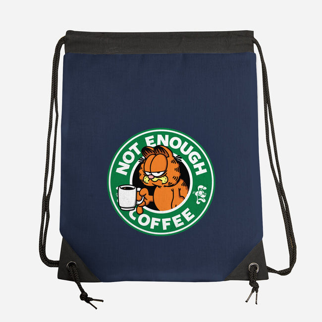 Not Enough Coffee-none drawstring bag-Barbadifuoco