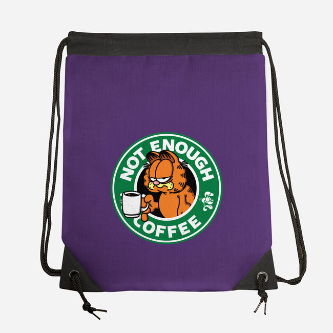 Not Enough Coffee-none drawstring bag-Barbadifuoco
