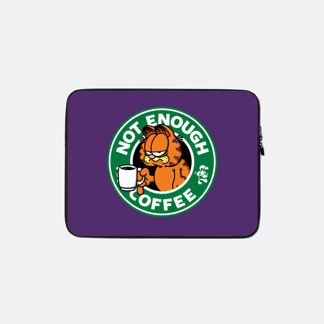 Not Enough Coffee-none zippered laptop sleeve-Barbadifuoco