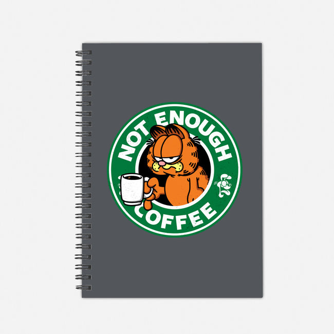 Not Enough Coffee-none dot grid notebook-Barbadifuoco
