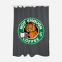 Not Enough Coffee-none polyester shower curtain-Barbadifuoco
