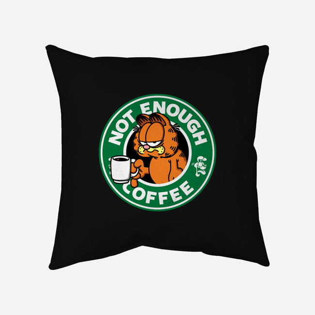 Not Enough Coffee-none removable cover w insert throw pillow-Barbadifuoco