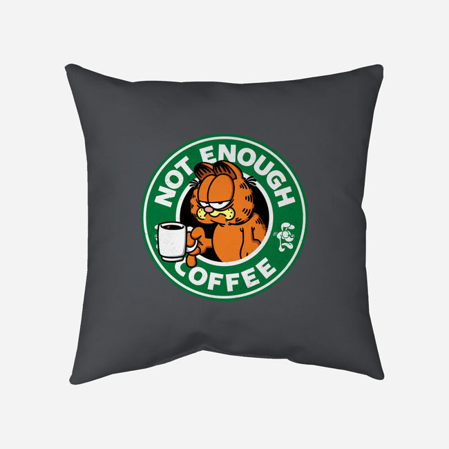 Not Enough Coffee-none removable cover w insert throw pillow-Barbadifuoco