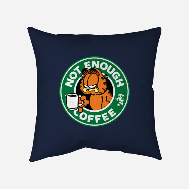 Not Enough Coffee-none removable cover w insert throw pillow-Barbadifuoco