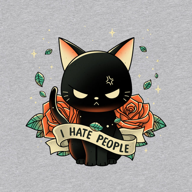 Not Into People-womens v-neck tee-retrodivision