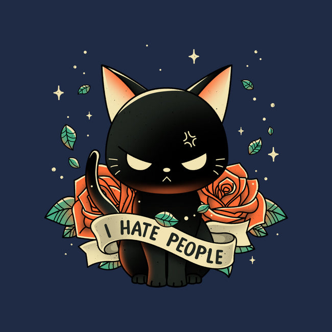 Not Into People-womens v-neck tee-retrodivision