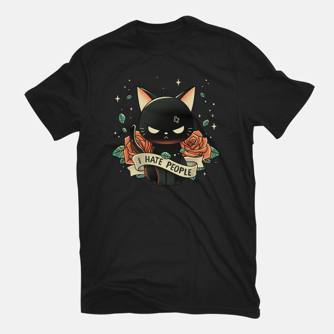 Not Into People-womens fitted tee-retrodivision